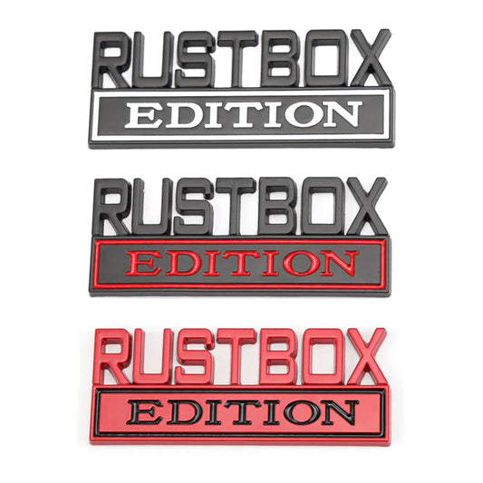 Metal RUSTBOX EDITION Badge